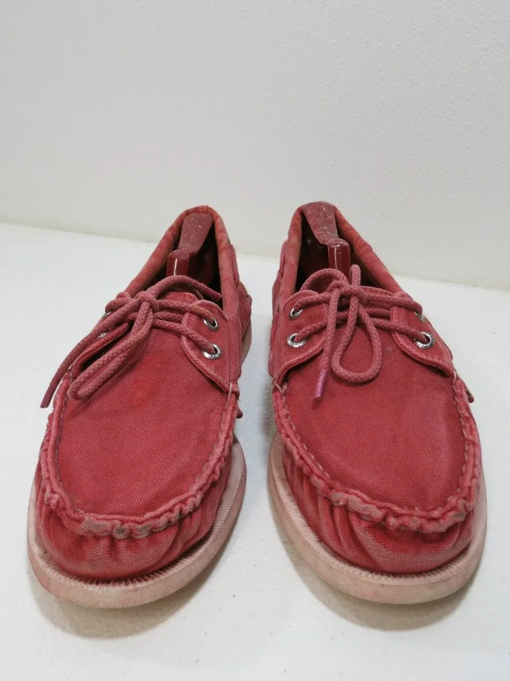 Sperry Top-Sider Canvas Gray Deck Boat Shoes Men's Footwear Sz 10.5 M